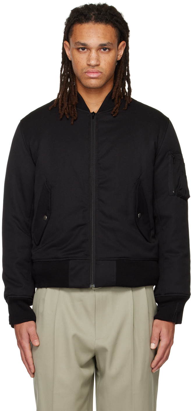 Magliano Black Little Reversible Bomber Jacket In 9 Black | ModeSens