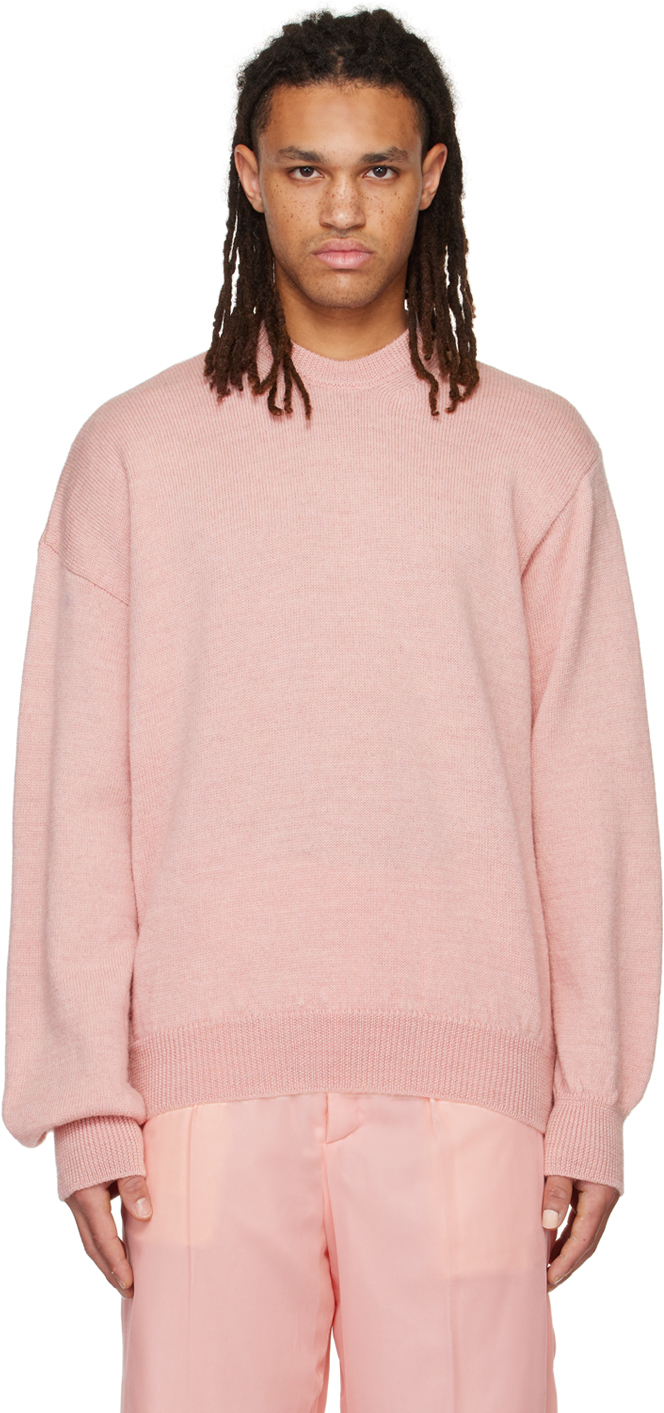 Magliano: Pink Twisted Gianni Sweater | SSENSE UK