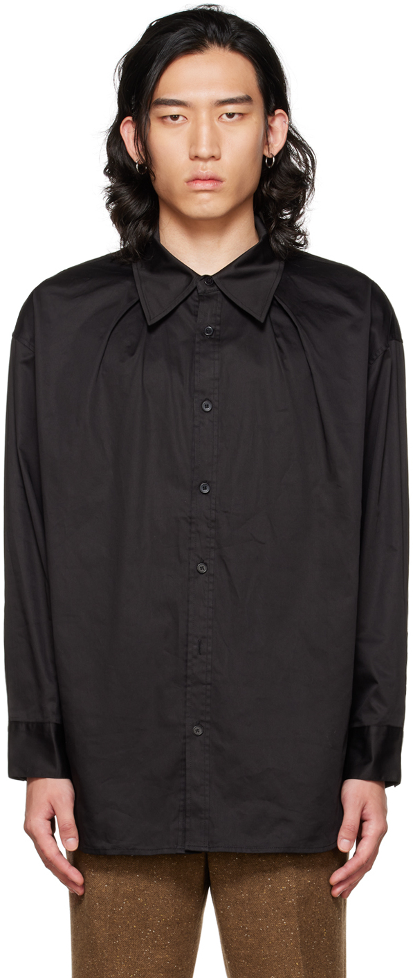 DRAE SSENSE Exclusive Black Button Shirt