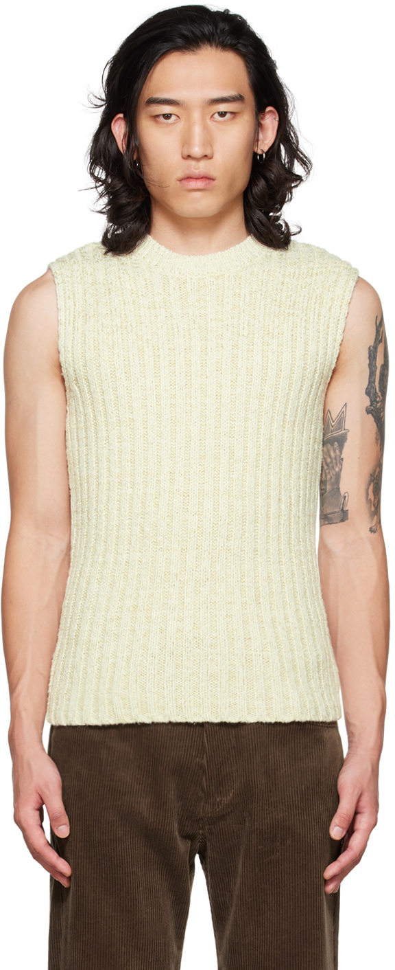Drae Ssense Exclusive Off-white Vest In Ivory