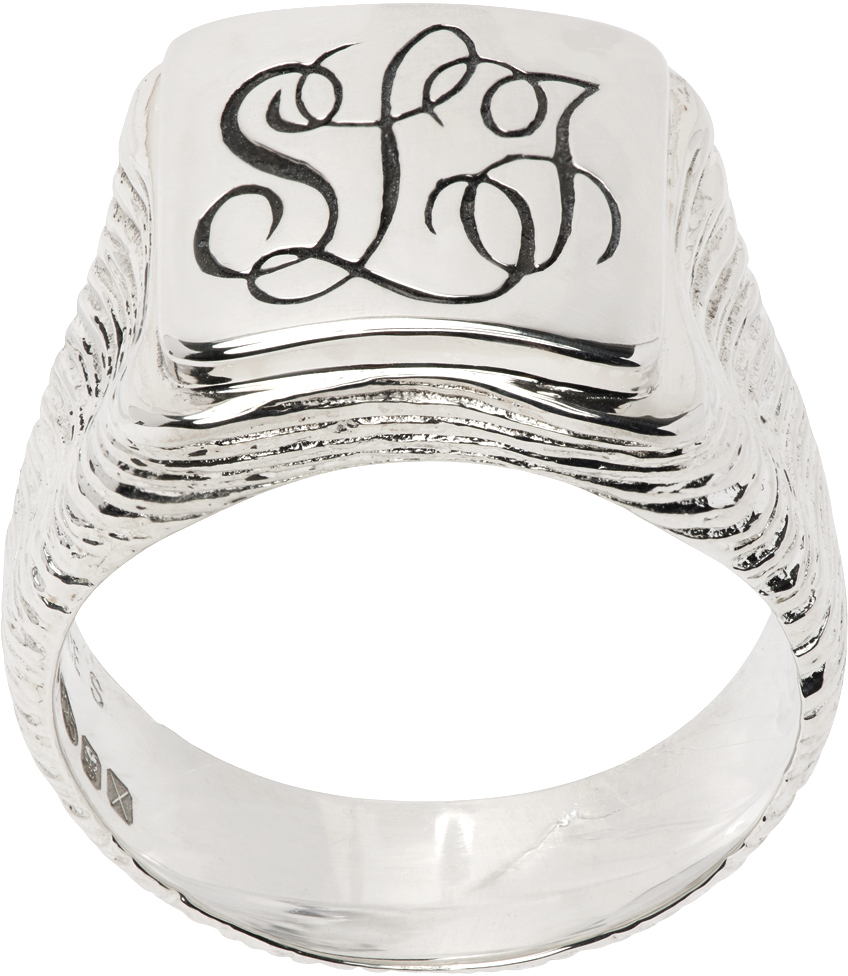 Silver Square Signet Ring