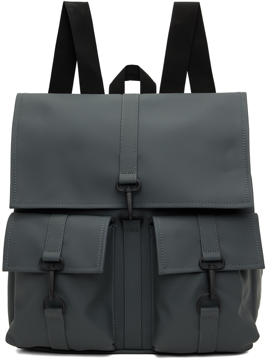 Gray MSN Backpack SSENSE Men Accessories Bags Rucksacks 