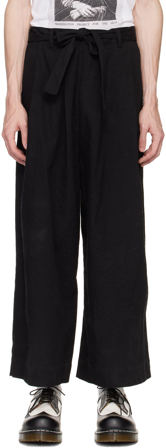 SSENSE Exclusive Black Wide Trousers