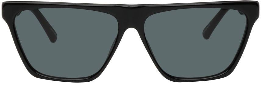 The Attico Black Linda Farrow Edition Erin Sunglasses