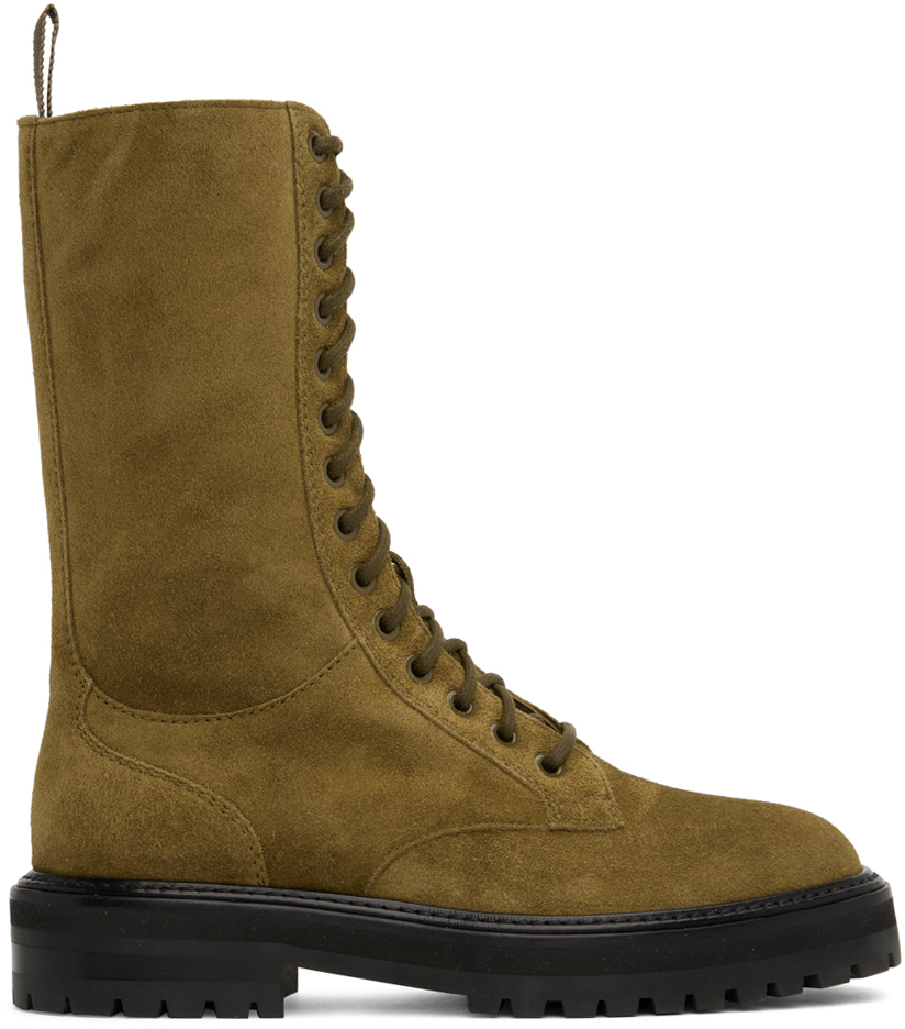 Green Cora Mid-Calf Boots