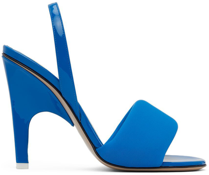 Blue Rem Heeled Sandals