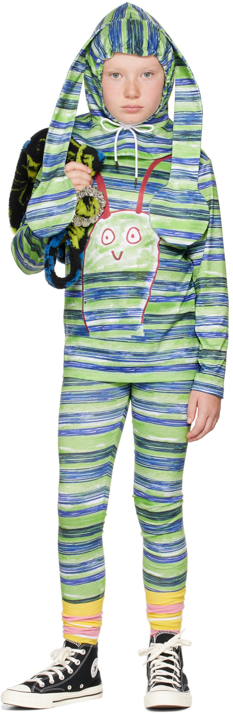 CHOPOVA LOWENA SSENSE EXCLUSIVE KIDS GREEN & BLUE FUNNY BUG COSTUME 