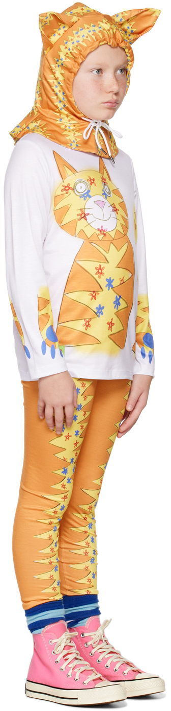 CHOPOVA LOWENA SSENSE EXCLUSIVE KIDS ORANGE & YELLOW MAGIC CAT COSTUME