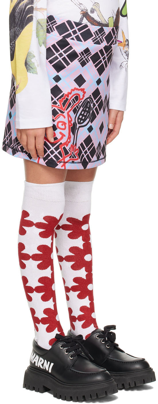 CHOPOVA LOWENA SSENSE EXCLUSIVE KIDS PINK & BLUE SKORT