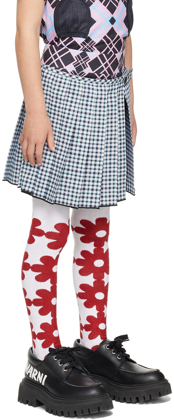 CHOPOVA LOWENA SSENSE EXCLUSIVE KIDS BLUE & PINK SKORT