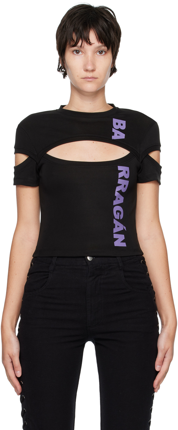 BARRAGÁN SSENSE Exclusive Black Bobbi T-Shirt