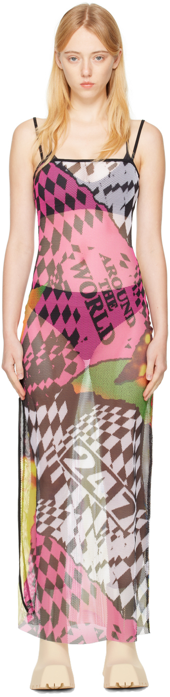 Multicolor Ninjas Maxi Dress