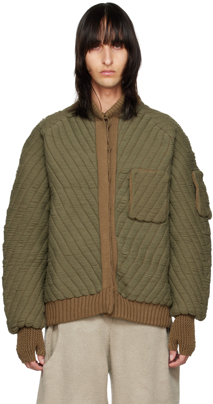 Isa Boulder Ssense Exclusive Khaki Jacket In Weed