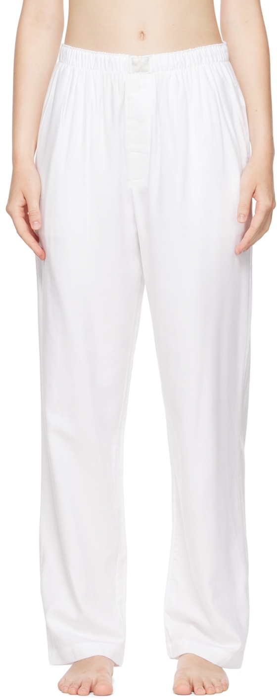 Jersey Pajama Pant - White | James Perse Los Angeles