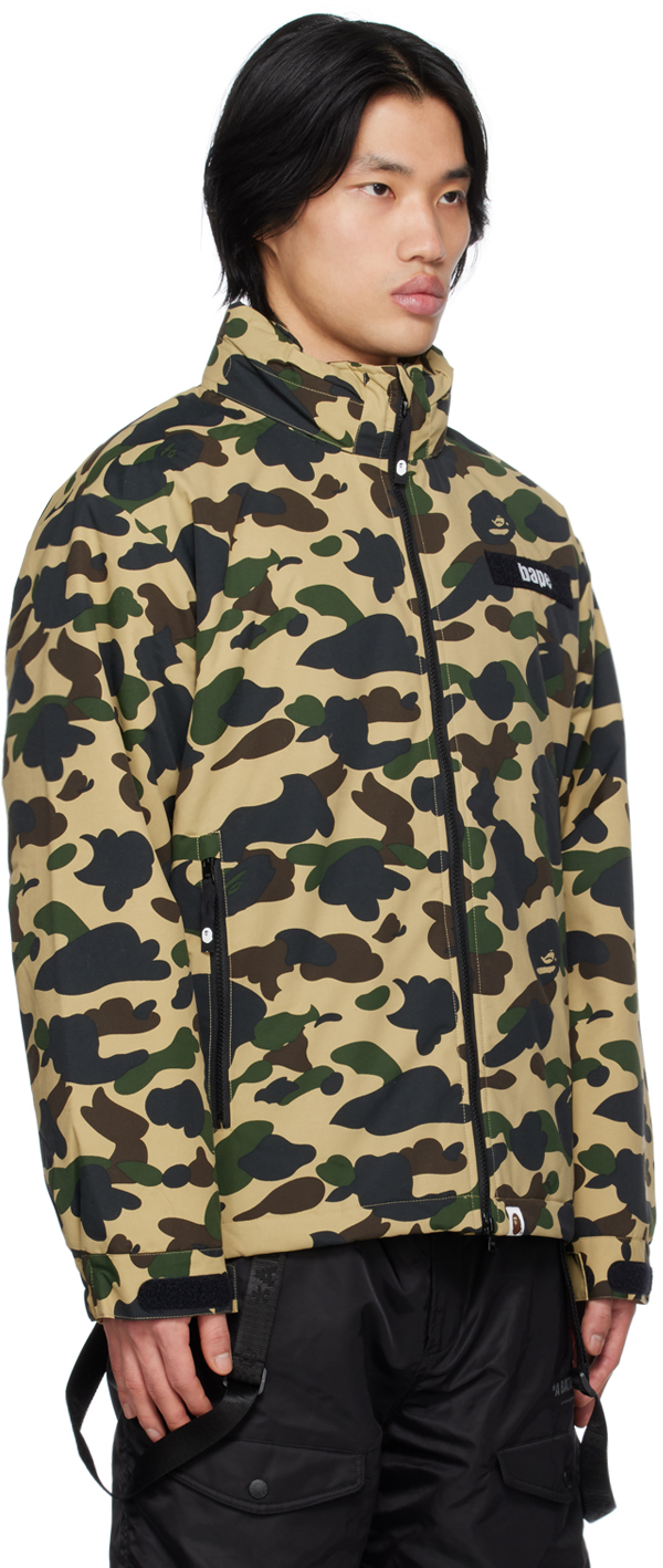 BAPE Yellow 1st Camo Military Jacket | Smart Closet