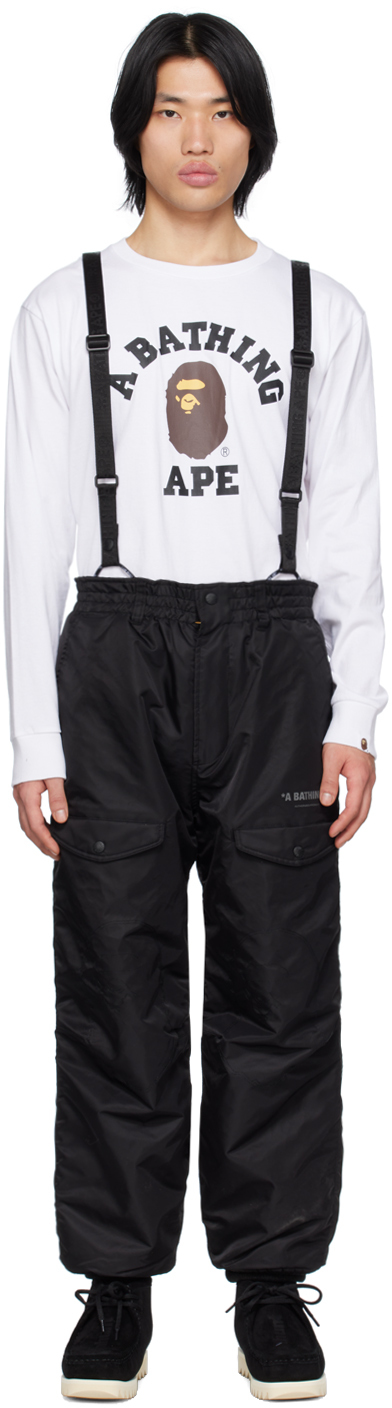 Black Insulated Cargo Pants