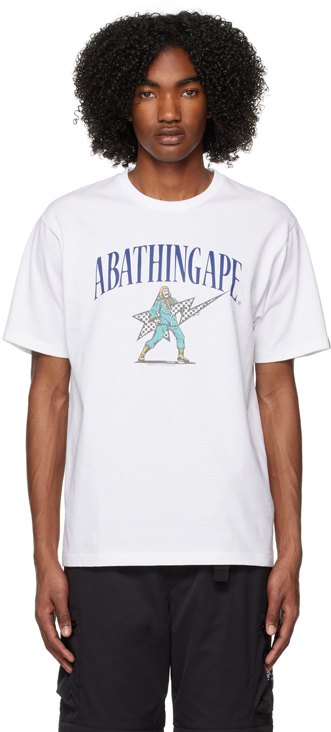 Bape White Archive Graphic #2 T-shirt
