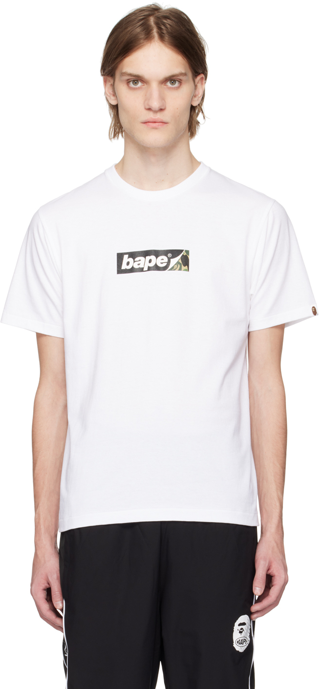 Bape White Archive Graphic #6 T-shirt