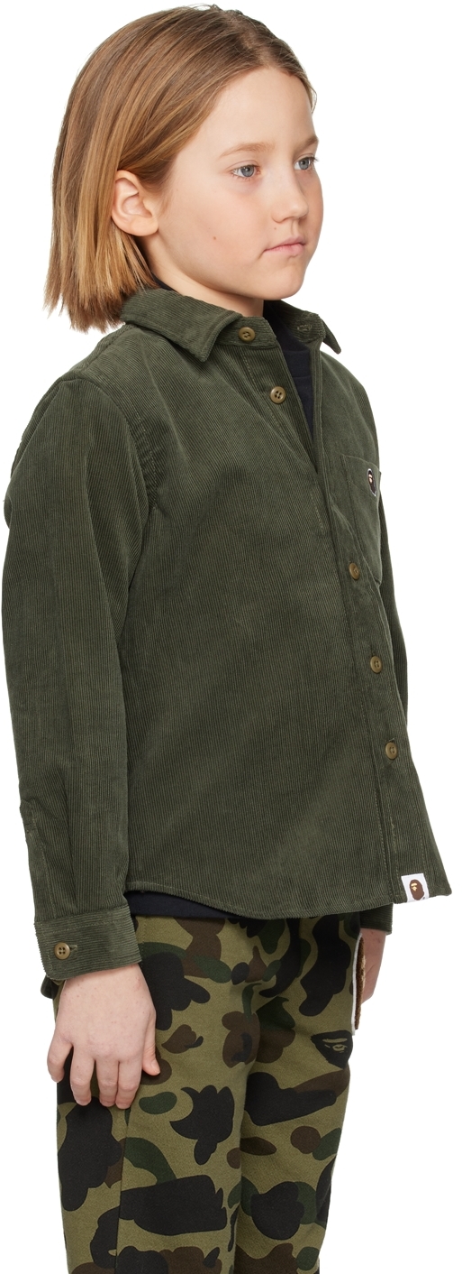 BAPE KIDS KHAKI ONE POINT SHIRT