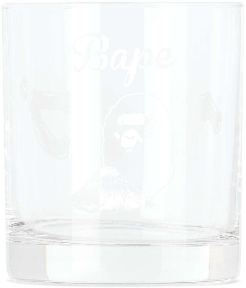 Bape Ape Head Glass In Clear