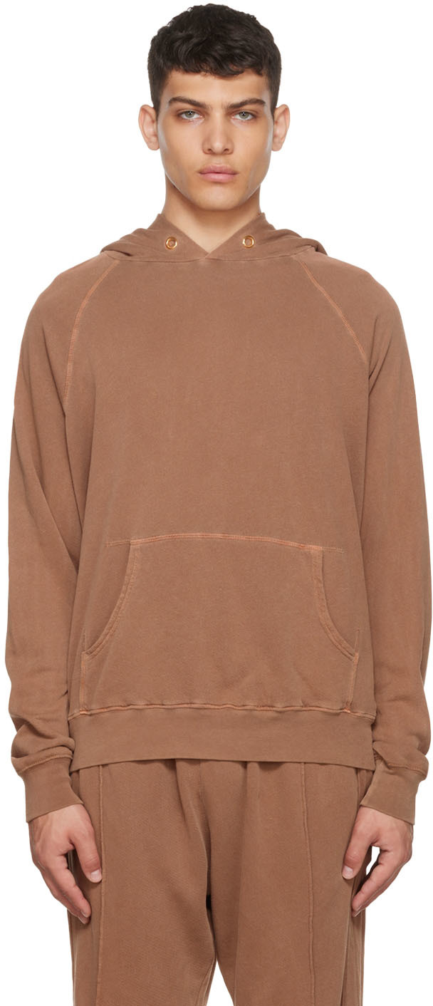 Brown Raglan Hoodie