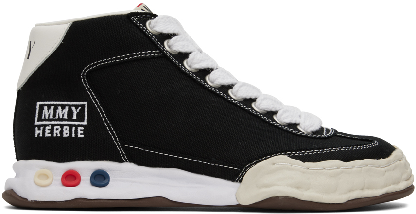 Black Herbie Sneakers by Miharayasuhiro on Sale