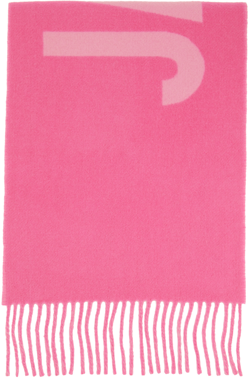 Jacquemus Pink Le Papier 'L'Echarpe Jacquemus' Scarf