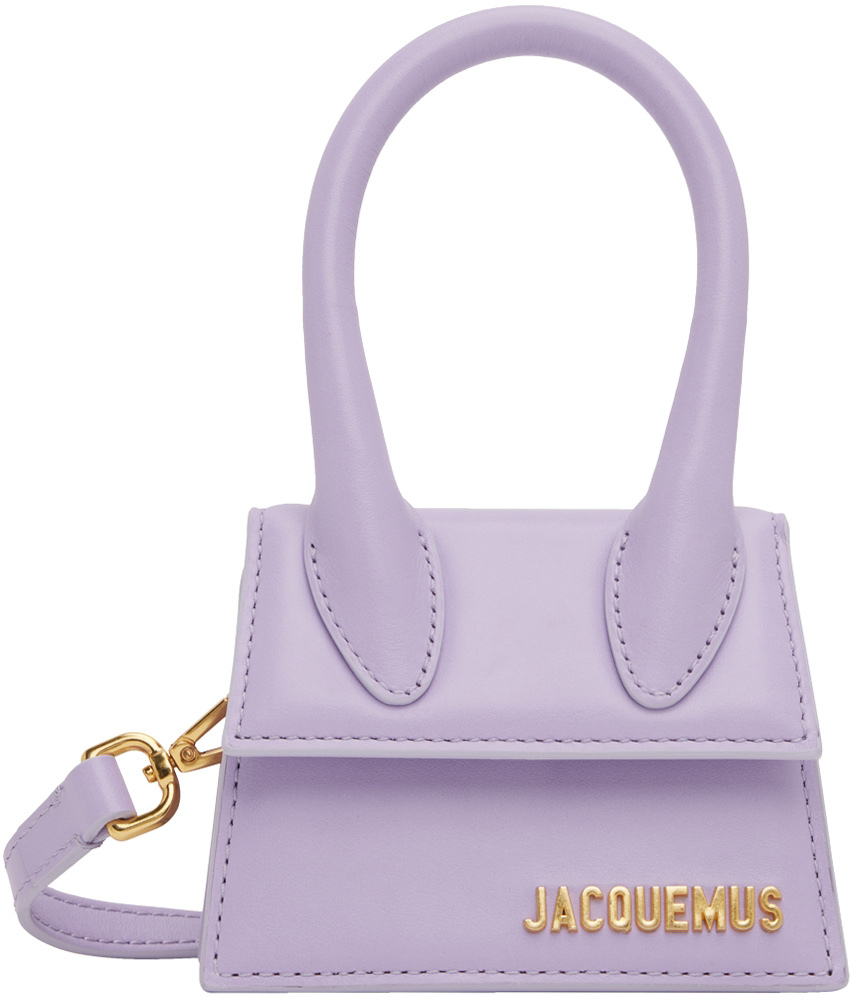 Jacquemus: Purple Mini 'Le Chiquito' Clutch | SSENSE Canada