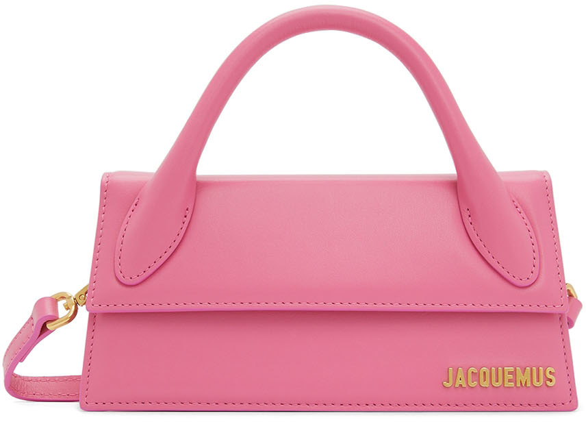 Jacquemus Pink 'Le Chiquito Long' Clutch