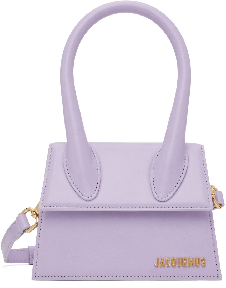 JACQUEMUS: Purple 'Le Chiquito Moyen' Bag | SSENSE