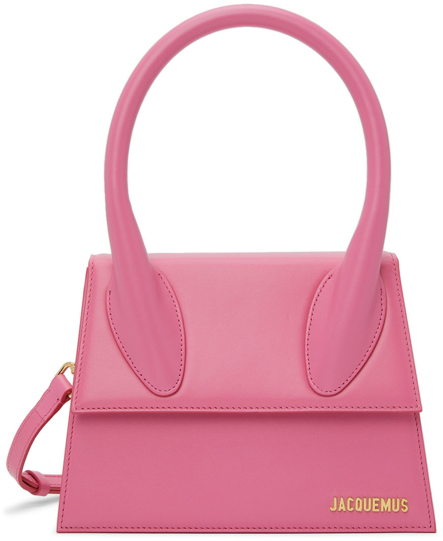 Jacquemus Pink 'Le Grand Chiquito' Top Handle Bag