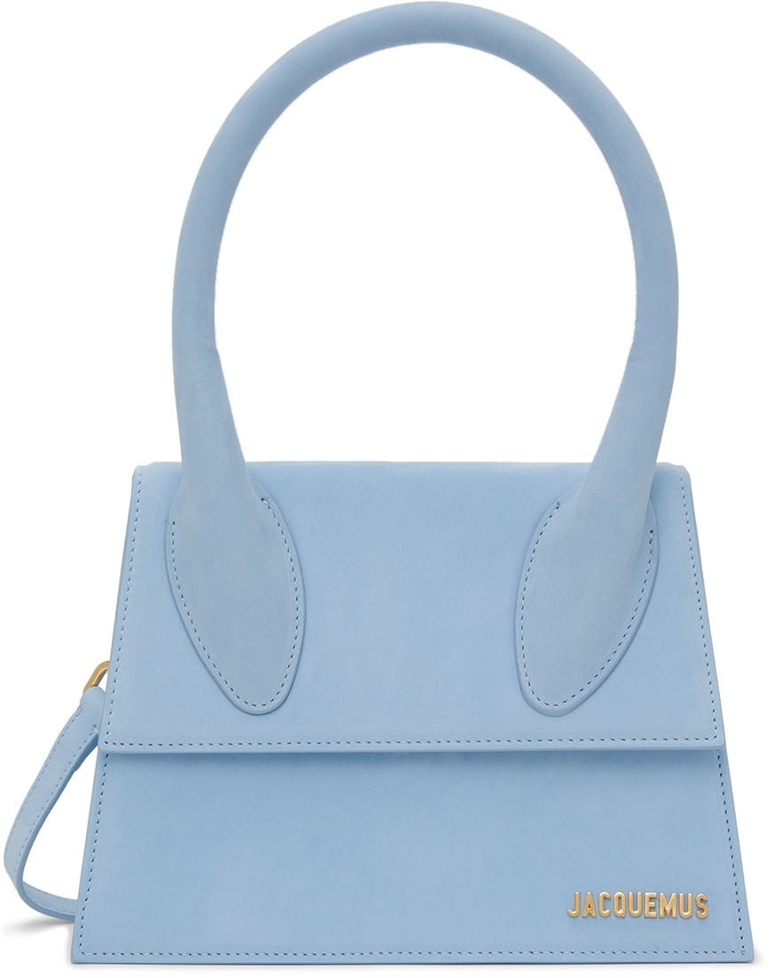 Jacquemus Blue 'Le Chiquito Grand' Top Handle Bag