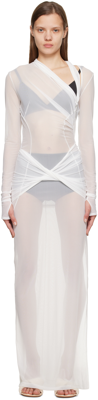 White Le Papier 'La Robe Piombone' Maxi Dress