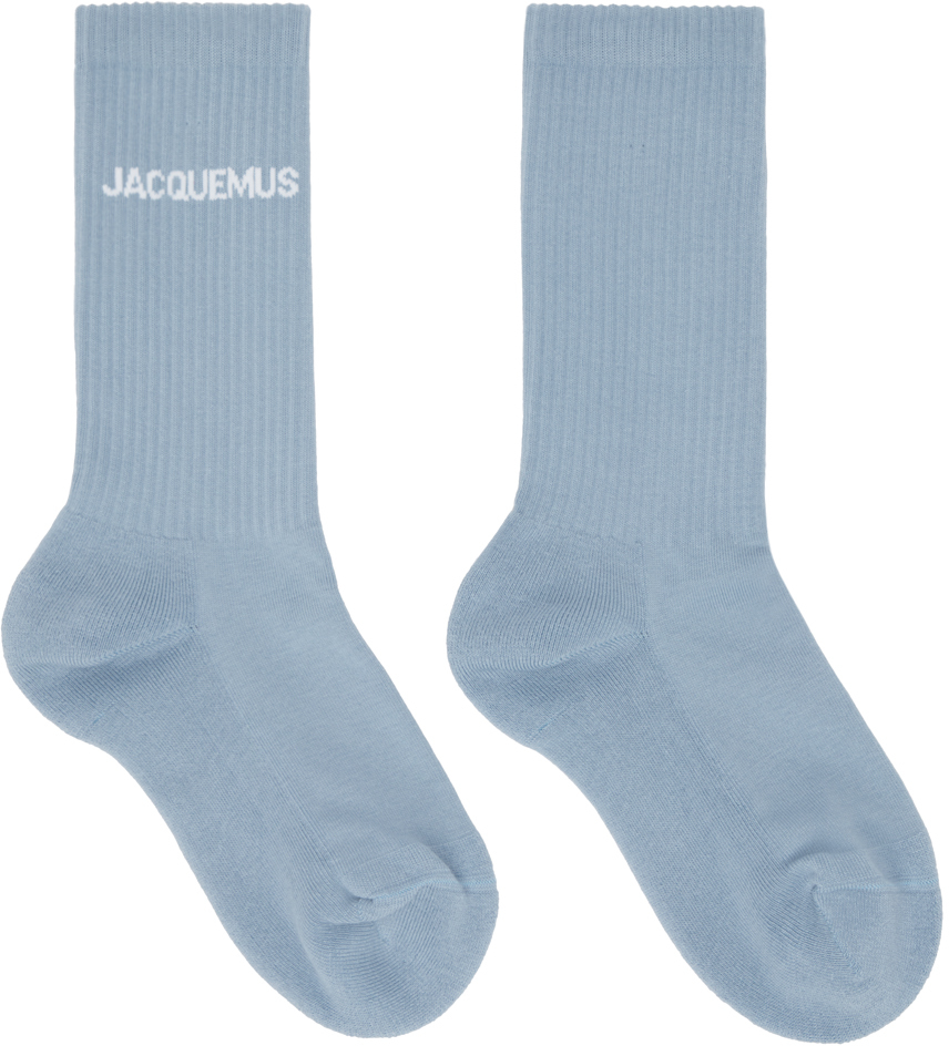 Jacquemus Blue Le Papier 'Les Chaussettes Jacquemus' Socks