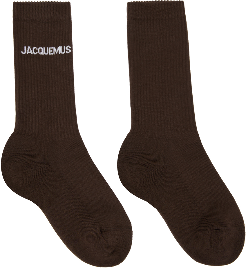 Jacquemus Brown 'Les Chaussettes Jacquemus' Socks