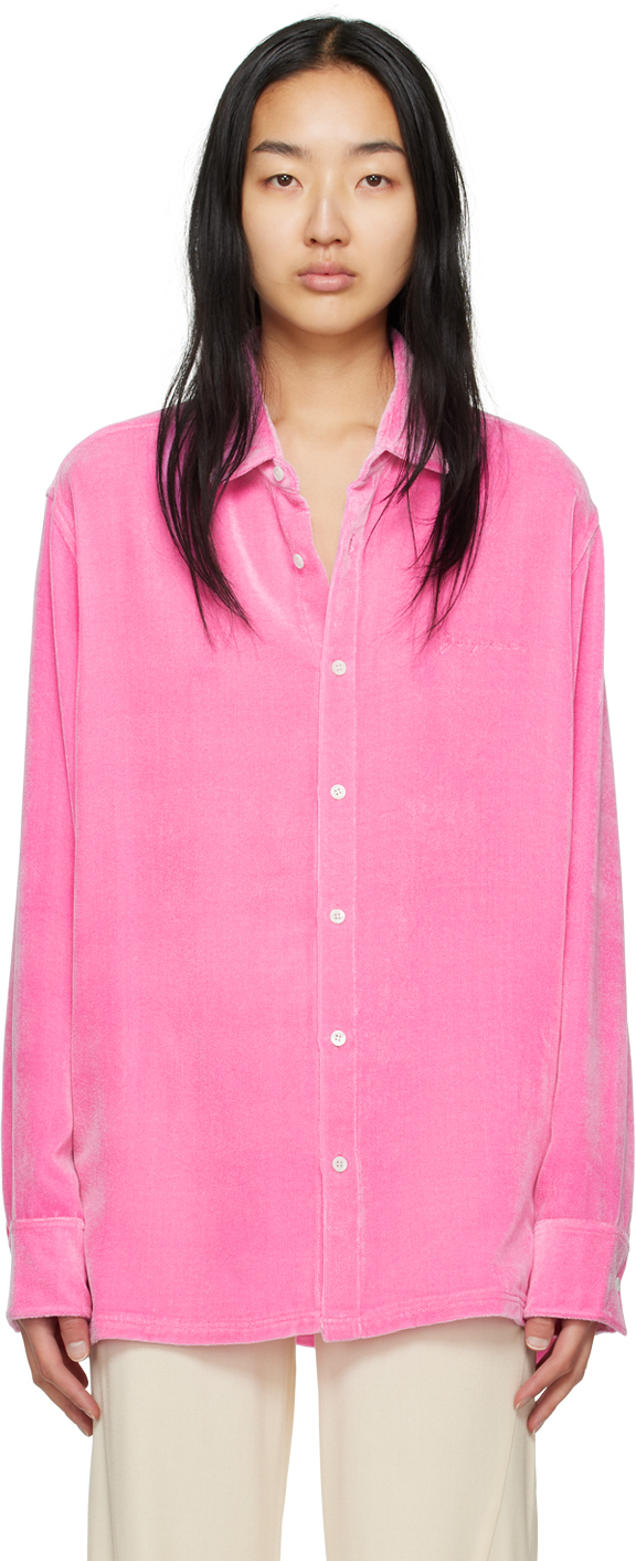 Jacquemus Pink 'Le Chemise Tombolo' Shirt