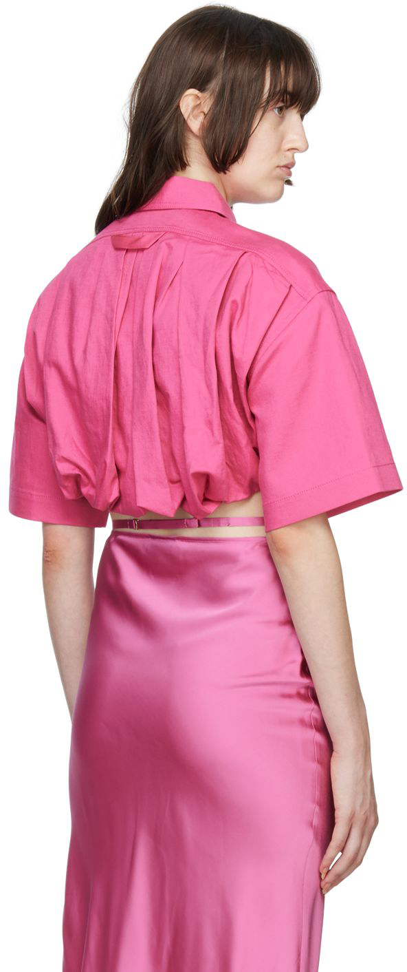 Jacquemus Pink Le Papier 'la Chemise Silpa' Shirt In 430 Pink