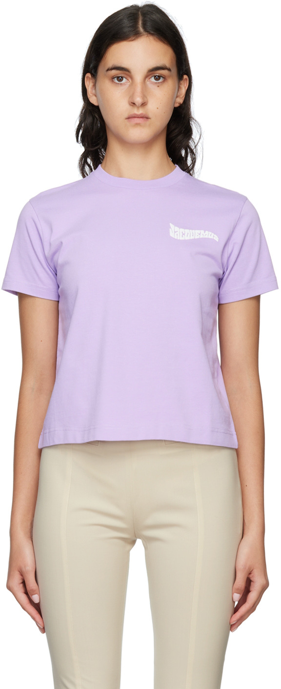Jacquemus Purple Le Papier 'Le T-Shirt Camarge' T-Shirt