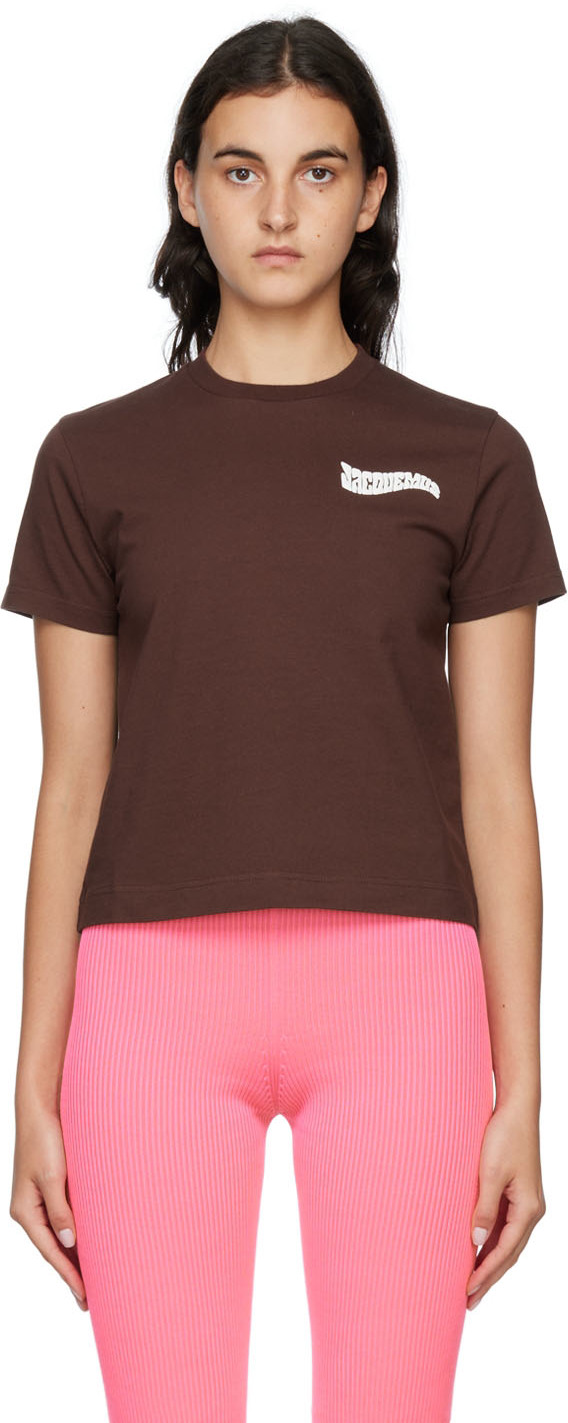 Jacquemus Brown Le Papier 'Le T-Shirt Camarge' T-Shirt