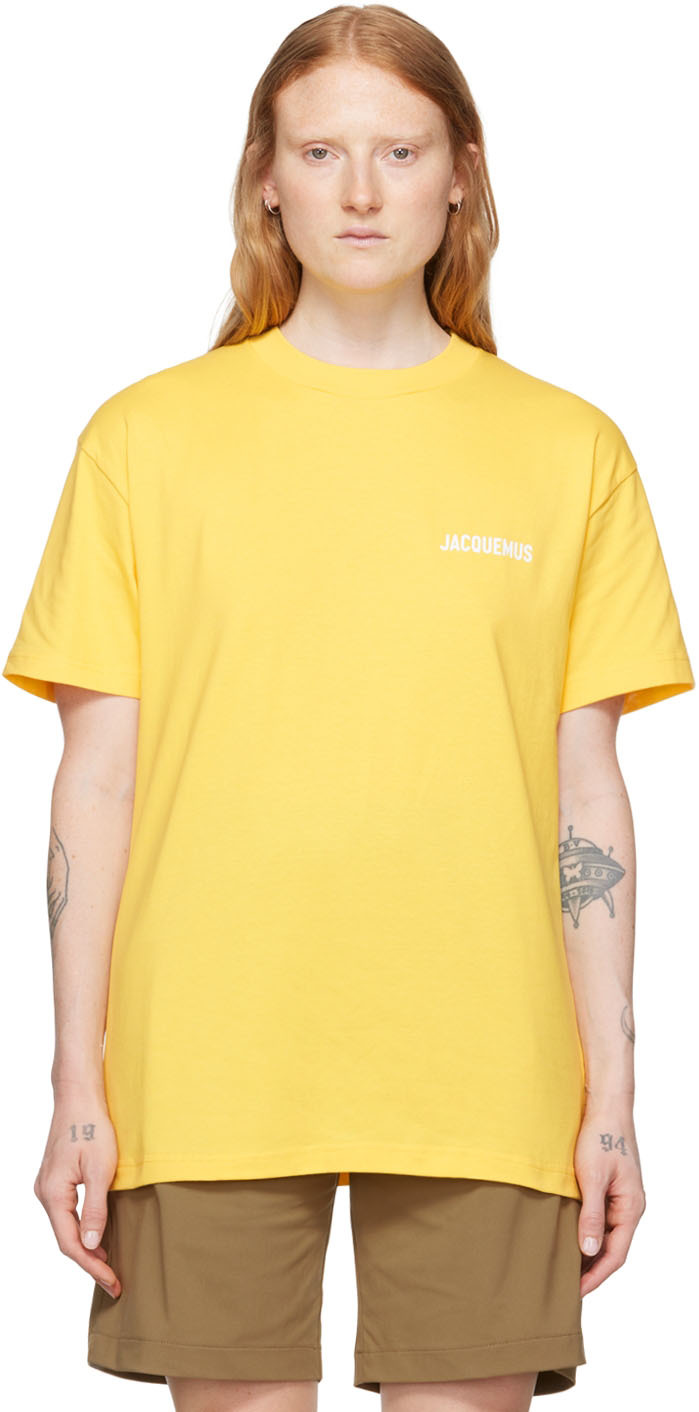 Jacquemus Yellow 'Le T-Shirt Jacquemus' T-Shirt