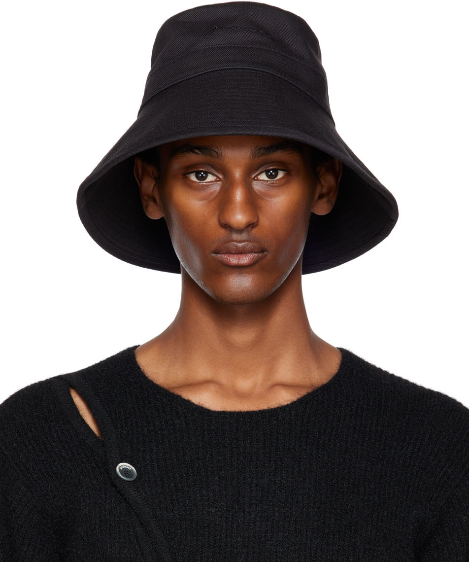 Black Le Bob Linu Hat SSENSE Women Accessories Headwear Hats 