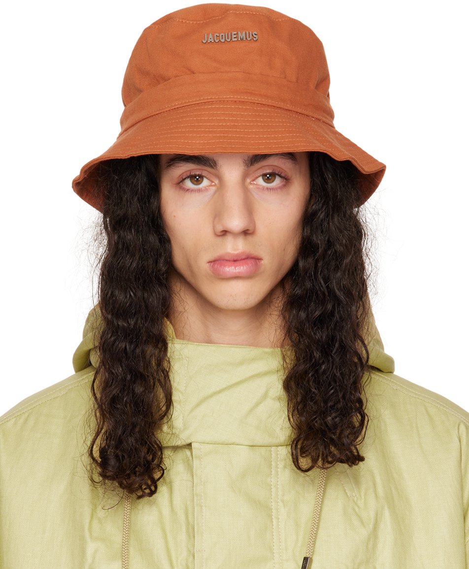 Jacquemus Orange Le Papier 'Le Bob Gadjo' Bucket Hat