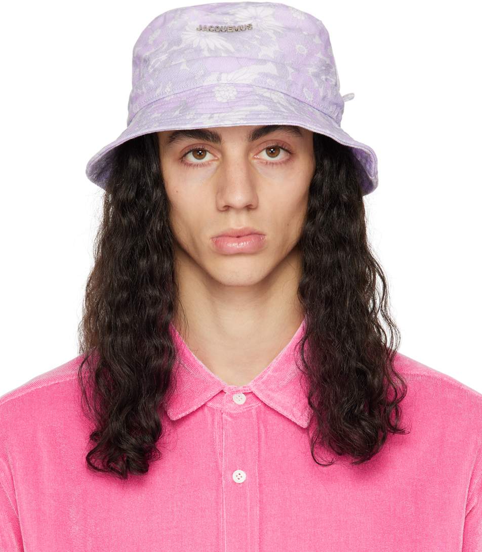 Purple Le Papier 'Le Bob Gadjo' Bucket Hat by Jacquemus on Sale