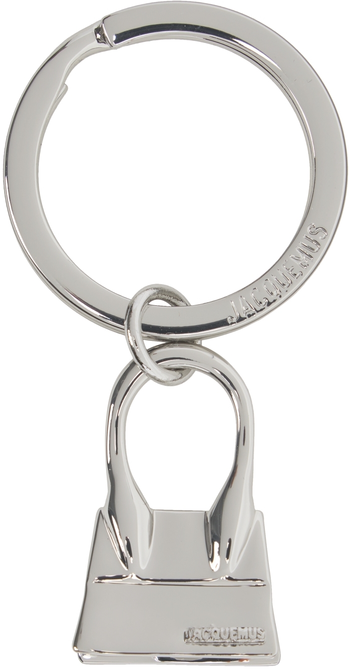 Jacquemus Silver 'le Porte Clés Chiquito' Keychain In 980 Silver