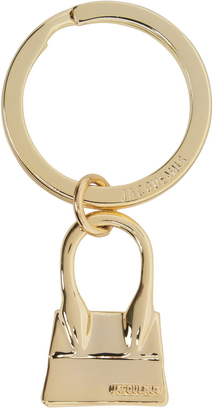 Jacquemus Gold 'le Porte Clés Chiquito' Keychain In 270 Light Gold