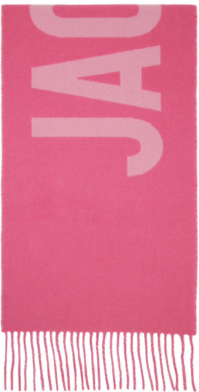 Pink 'L'écharpe Jacquemus' Scarf by Jacquemus on Sale