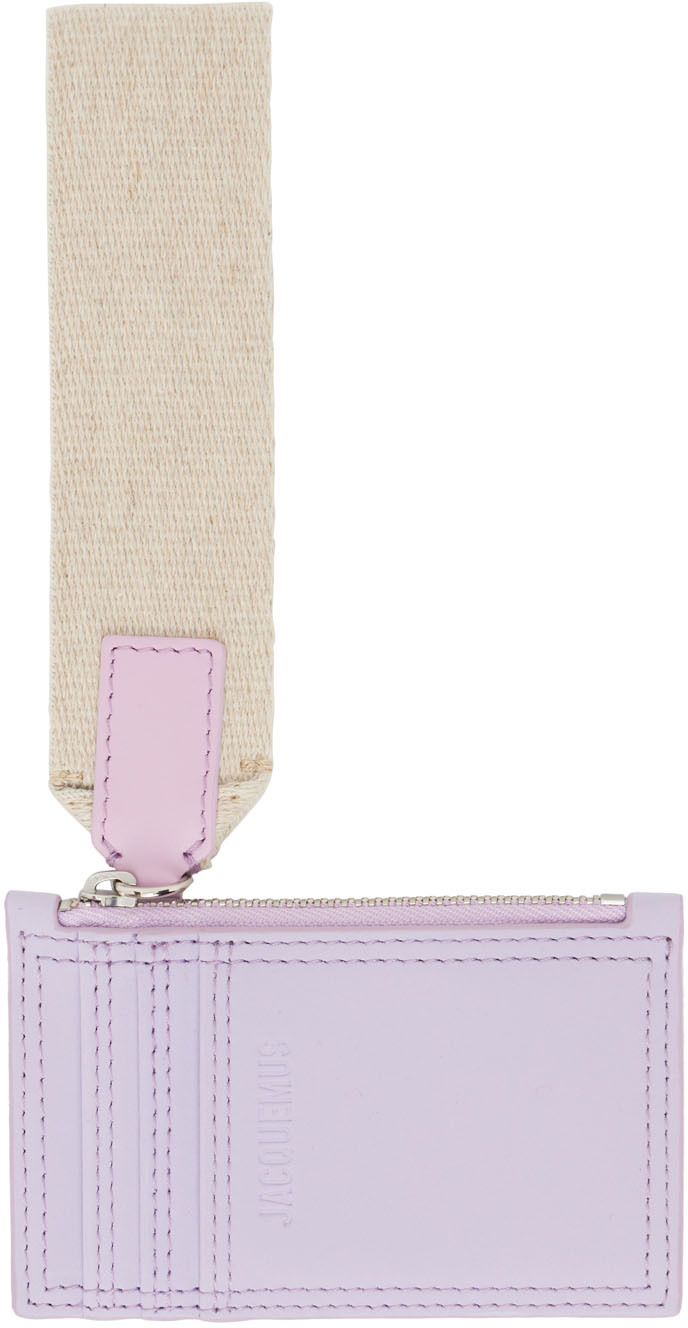Jacquemus Purple 'le Porte Nastrinu' Card Holder In 640 Lilac