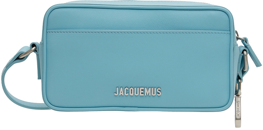Jacquemus Blue 'le Baneto' Messenger Bag In 320 Light Blue