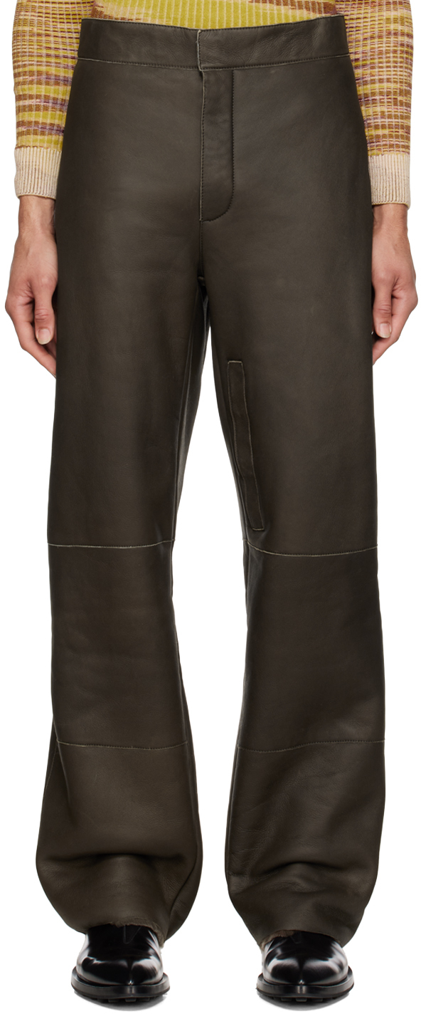 Buy Jacquemus Le Pantalon Peche Pants 'Khaki' - 216PA07 216 136570
