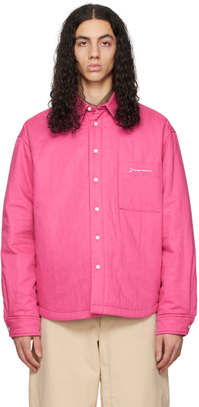 Jacquemus Pink Le Papier 'La Chemise Boulanger' Shirt